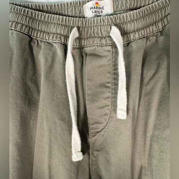 Marine Layer Saturday Breeze Vetiver Jogger Green Causal Everyday Men’s XXLarge - Picture 10 of 10